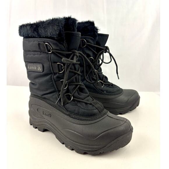 Kamik Women's Comforter 2 Winter Boot Black Sz 9 - Picture 1 of 16